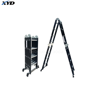 <span class=keywords><strong>Échelle</strong></span> en aluminium à chevrons polyvalente télescopique de Type fort 4x2 à 4x6 plate-forme pliable polyvalente <span class=keywords><strong>pour</strong></span> une utilisation au bureau à domicile - Product Image 6