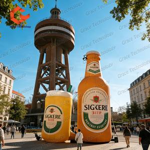 Botella de <span class=keywords><strong>Cerveza</strong></span> Inflable Gigante con Logotipo Personalizado para Publicidad Exterior - Product Image 3