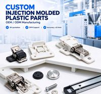 Penutup Pelindung Engsel Kabinet Plastik ABS, Bagian Perakitan Furnitur, Cetakan Kustom Presisi