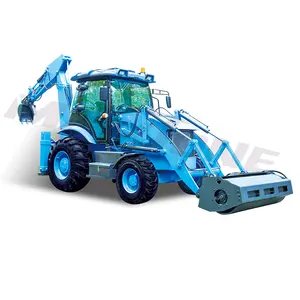 new 2023 3dx 1 ton 3cx diesel backhoe loader heavy duty excavator multifu 4wd tractor backhoe and front-end loader with epa engi