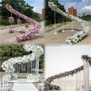 Arco de Hierro Redondo Blanco JINDA en Oferta, Arco de Boda Circular Personalizable para Fondo de Banquete y Ceremonia de Boda - Product Image 6