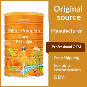Soupe <span class=keywords><strong>de</strong></span> millet et <span class=keywords><strong>de</strong></span> citrouille, farine <span class=keywords><strong>de</strong></span> maïs gommée, maïs cuit, <span class=keywords><strong>substitut</strong></span> <span class=keywords><strong>de</strong></span> <span class=keywords><strong>repas</strong></span> instantané, porridge, aliment <span class=keywords><strong>de</strong></span> <span class=keywords><strong>petit</strong></span>-déjeuner, boisson instantanée sans cuisson - Product Image 1