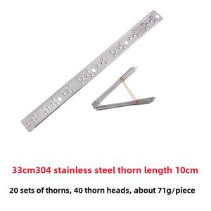 Pointes d'oiseaux solides en acier inoxydable 304 répulsif <span class=keywords><strong>efficace</strong></span> contre les mouches pour jardin balcon avant-toit <span class=keywords><strong>Anti</strong></span>-oiseau chat épine artefact transfrontalier - Product Image 3