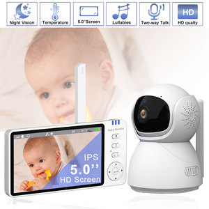 Monitor <span class=keywords><strong>de</strong></span> vídeo inalámbrico para bebés <span class=keywords><strong>de</strong></span> 5 pulgadas, pantalla IPS con cámara PTZ para niñera, cámara <span class=keywords><strong>de</strong></span> Audio bidireccional para <span class=keywords><strong>canciones</strong></span> <span class=keywords><strong>de</strong></span> <span class=keywords><strong>cuna</strong></span> para productos <span class=keywords><strong>de</strong></span> hogar inteligente - Product Image 2