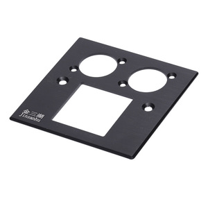 Jinsanhu 86 Type <b>Power</b> <b>Socket</b> Panel Aluminum Alloy Dual Audio Jack With <b>Usb</b> Charging Port For Home Wall Installation - Product Image 4