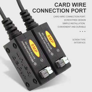 กล้องวงจรปิดระบบรักษาความปลอดภัยจอพลาสติก300M 3MP-8MP กล้องวงจรปิดแบบ Passive Video Balun แบบ HD - Product Image 3