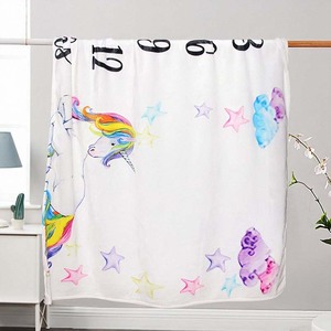 Personalizado Recién Nacido Niño Niña Foto <span class=keywords><strong>Polar</strong></span> Felpa <span class=keywords><strong>Polar</strong></span> Franela Bebé Hito Mensual Manta Bebé Hito Manta <span class=keywords><strong>Polar</strong></span> - Product Image 4