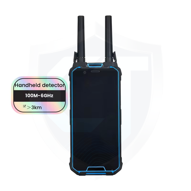 Ultra-Wide 1-3km Range Handheld 100MHz-6GHz FPV Detection System Antenna All Frequency Bands-RF ICs and Modules
