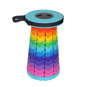 Tabourets rétractables arc-<span class=keywords><strong>en</strong></span>-ciel, tabourets portables, chaise pliante <span class=keywords><strong>de</strong></span> <span class=keywords><strong>salon</strong></span>, tabouret <span class=keywords><strong>de</strong></span> camping, chaise <span class=keywords><strong>de</strong></span> pêche pliable pratique - Product Image 3