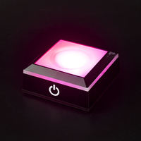 Lampe de décoration LED 3D personnalisée Honor of Crystal avec support de balle et lumière colorée