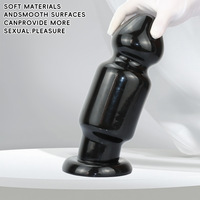 Dildo géant noir de 95 cm, plug anal extra-large et épais, jouet pour fisting, surdimensionné pour hommes, utilisation anale relaxante