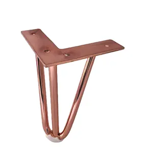 Möbel Beine Zubehör Metall Haarnadel Tischbeine Holz Couch tisch Hardware Eisen Stuhl