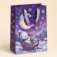 Sacs cadeaux en papier de luxe personnalisés, sacs en papier rouge et vert de Noël, emballage cadeau en gros pour écharpes et t-shirts avec poignées en ruban