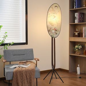 Fcmila Français Rétro Lampe De Table <span class=keywords><strong>Dynastie</strong></span> Song Chinois Antique Écran Lampadaire Avec E27 Base Led Lumière Design Minimaliste - Product Image 2