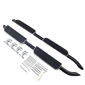 Las piezas de automóviles arreglan los estribos laterales <span class=keywords><strong>sin</strong></span> logotipo, Plata negra para Land Rover Defender 2020-2024 110 4 puertas - Product Image 1