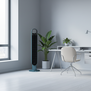 <span class=keywords><strong>Ventilateur</strong></span> tour portable intelligent à circulation d'air numérique, sans pales, silencieux, en plastique, pour la maison, avec Wi-Fi et haut-parleur intégré - Product Image 1