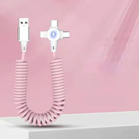 Cable USB Tipo-C a USB-C de Carga Rápida Lulin PD de 66 W para IOS e Impresoras, Conductor de Cobre Puro, Cubierta de TPE, Teléfono Móvil LP-25116