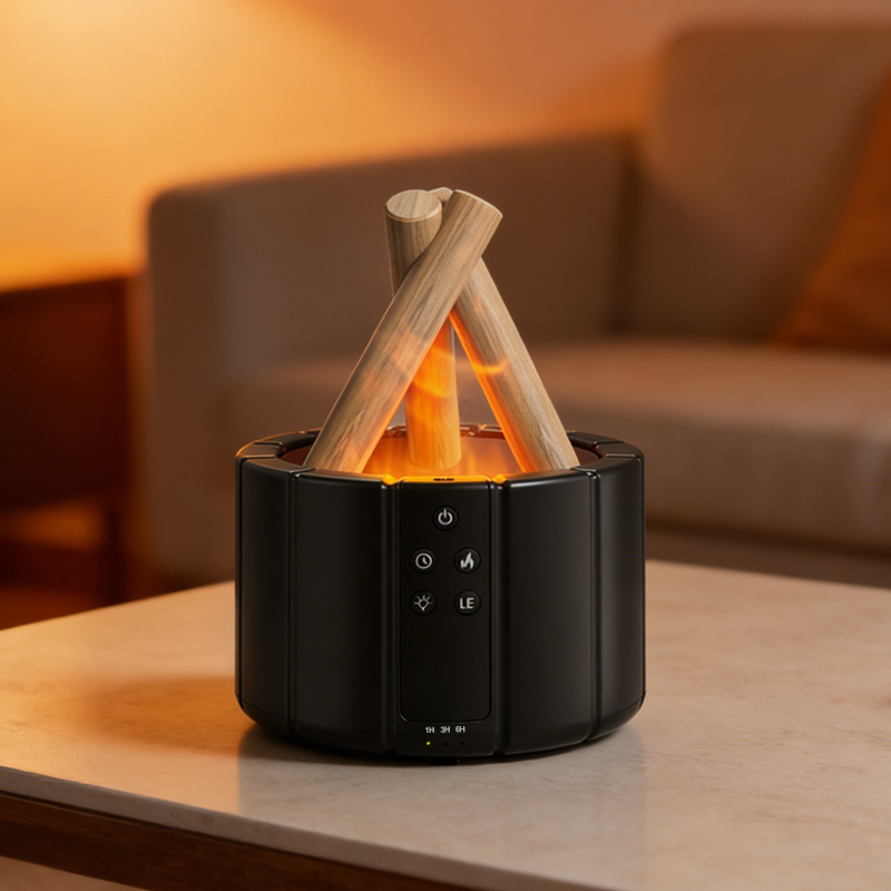 Black(red flame light)