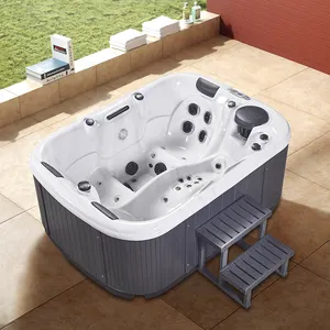 Factory Wholesale Hot Tub Acrylic Joy Spa Whirlpool Massage Bath Tub 2 Person Indoor Hot Tub