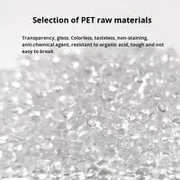 Emballage de bonbons de fabricant, bouteille en plastique avec couvercle transparent pour le stockage du lait et du sucre, production actuelle de moules à bonbons gélifiés
