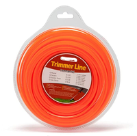 Ligne de coupe-herbe 4mm x 25m de long de forme carrée Blister Ligne de coupe préemballée