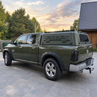 Auvent de camion en alliage d'aluminium robuste, imperméable, pour RAM 2500 6.4FT 2024 et RAM 1500 5.7FT 2018+