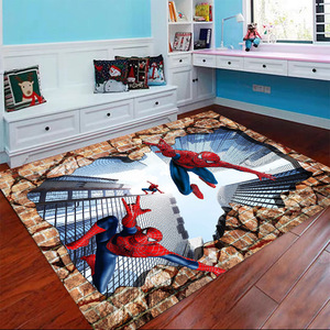 Alfombra Infantil 3D con Diseño <span class=keywords><strong>de</strong></span> Héroes, Antideslizante, para Dormitorio o Sala <span class=keywords><strong>de</strong></span> Juegos <span class=keywords><strong>de</strong></span> Niños - Product Image 3