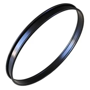 Aksesoris drum 14 inci snare drum hoop warna hitam