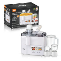 OEM 4-in-1 Elektrische Voedselprocessor Blender RVS Fruitpers Vleesmolen Smoothie Maker Grote Capaciteit