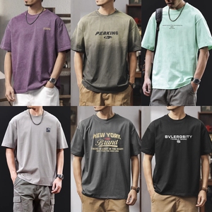 เสื้อเชิ๊ตผู้ชายไซส์ใหญ่พิเศษพิมพ์ลายกราฟฟิกเสื้อเชิ๊ตผ้าฝ้ายทรงหลวมแนวสตรีทเสื้อเชิ๊ตสไตล์ลำลอง - Product Image 1