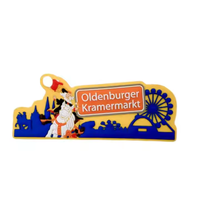 Cadeaux promotionnels Taille personnalisée et logo Forme de vie marine faisant la machine Mignon en caoutchouc souple PVC 3D Aimants de réfrigérateur pour souvenirs