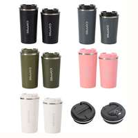 Mug de voyage isotherme à double paroi 500 ml, anti-fuite, avec logo personnalisé, gourde sous vide