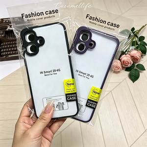 เคสโทรศัพท์กันกระแทกอะคริลิกใส+TPU สำหรับ Tecno Spark Go Infinix Smart 8  ฝาครอบโทรศัพท์สำหรับ IPhone 15 17 Pro Max <span class=keywords><strong>Samsung</strong></span> S24 - Product Image 2