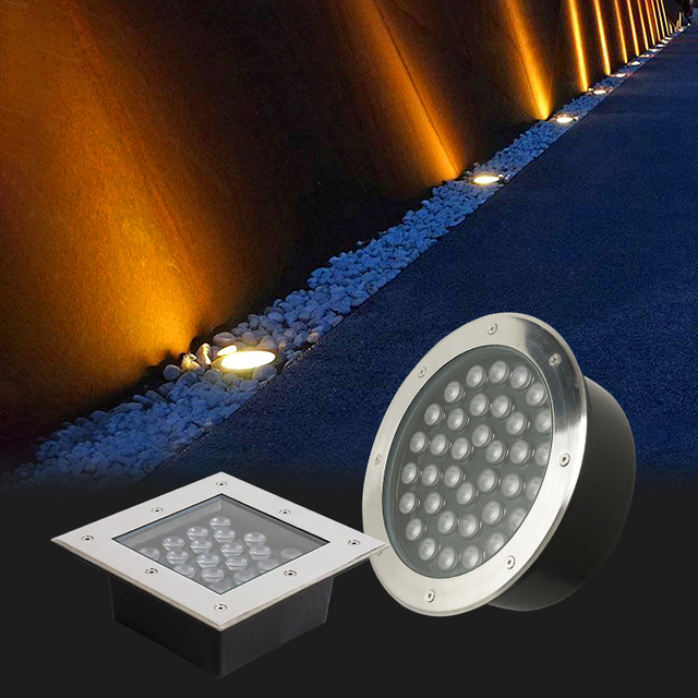 IP66 Waterproof Remote Control High CRI 90 3-Year Warranty Inground Recessed Outdoor Landscape Deck Garden Underground Light