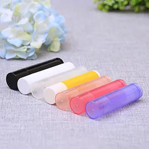 Unique DIY 5g plastic lipstick packaging designed lip gloss tubes