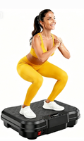 Plateforme vibrante pour la perte de poids - Utilisation à domicile - Plateforme vibrante pour tout le corps - Machine d'exercice pour le drainage lymphatique - Unisexe