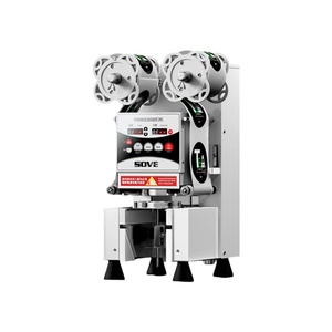 Electric Three-Second Speed Milk <b>Tea</b> Cup Sealing <b>Machine</b> Safe Counting Features for Hot & Cold Beverages Bottle Packaging - Product Image 6