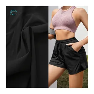 recycled polyester fabric breathable soft outdoor stretch sportswear recycled polyester spandex fabric