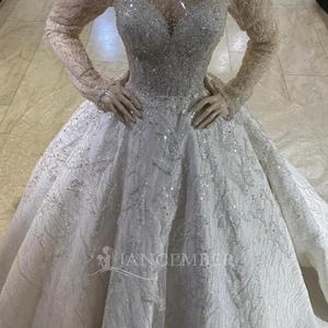 <span class=keywords><strong>Magnifique</strong></span> robe de bal brodée robe de mariée corsage perlé complexe Tk138-16 - Product Image 3