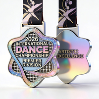 Medalla de Oro Personalizada con Logotipo en 3D, Medalla Deportiva de Metal Fundido a Medida para Carreras de 5k, Premio Deportivo con Cinta
