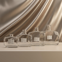 Bouteilles diffuseurs de parfum d'ambiance en gros, directement de l'usine (100ml/200ml/330ml/500ml) avec bouchon en liège, marquage à chaud/givré/autocollant JSZL187