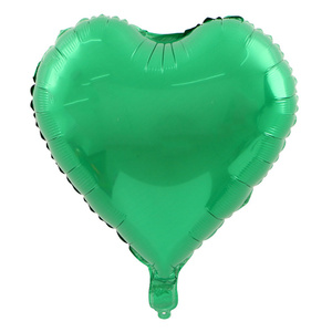Vente en gros de ballons gonflables à l'hélium en forme de cœur, ballons ronds en aluminium de 18 pouces pour décorations de fête de mariage - Product Image 6