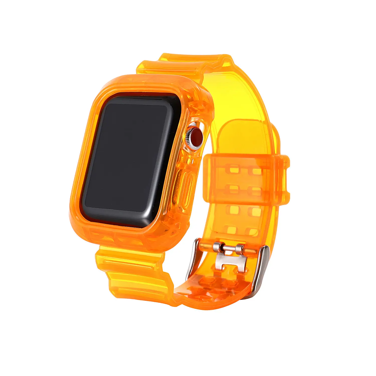 Orologio trasparente Apple trasparente tutto iWatch con cinturini Smart Watch in <span class=keywords><strong>Silicone</strong></span> caldo TPU