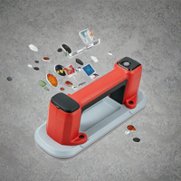 Ventouse électrique en caoutchouc nitrile de qualité industrielle pour le levage de carreaux et de verre, système de pompe à vide, capacité de 120 kg, utilisation à une main