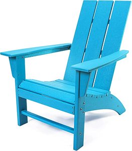 Easy Assemble & Maintain for Outside, Deck, Garden, Backyard, Weather Resistant Plastic Patio Chairs Adirondack Chair, Outdoor