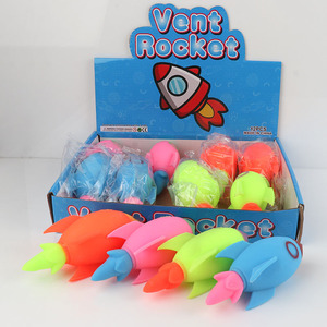 Jincan Novedad Cohete de Ventilación de Alivio de Estrés, Juguete Sensorial de TPR Suave para Apretar, Alivia el Estrés y Brinda Diversión para Niños - Product Image 4