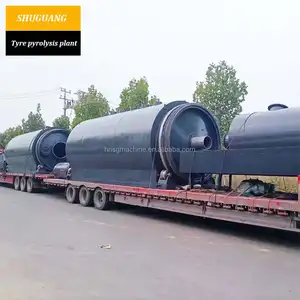 Latest Technology 50 Tons Continuous Pyrolisys Plant For Recycling Tire