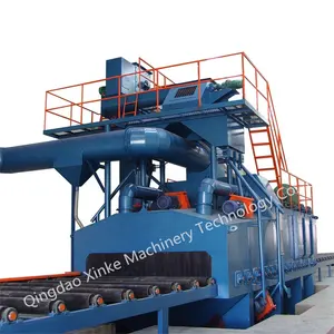 Q69 Series Industrial Sandblasting Clean H Beam Automatic Rust Removal Steel Pass Through Conveyor Type Shot Blast Machine