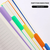 Carnet à spirale personnalisé N5083 avec couverture en papier, impression UV or rose, spirale et pages à écriture fluide pour étudiants et usage professionnel