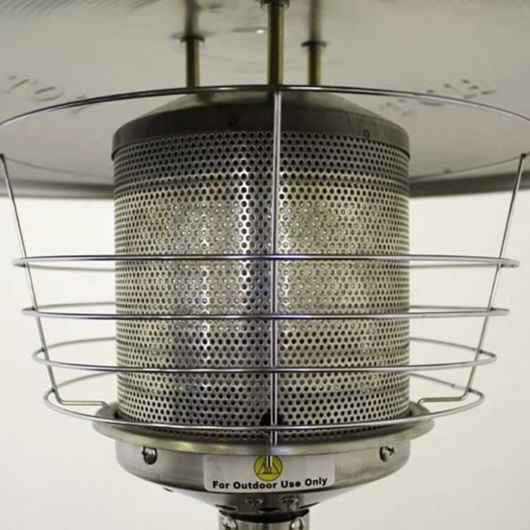 ステンレス鋼プロパンガスヒーター、きのこ型小型卓上屋外パティオ用